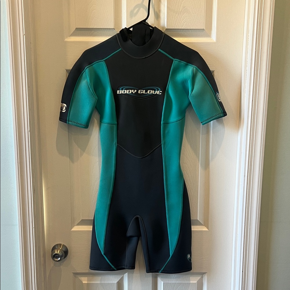 Body Glove Women’s Swim Wetsuit - Black and Teal